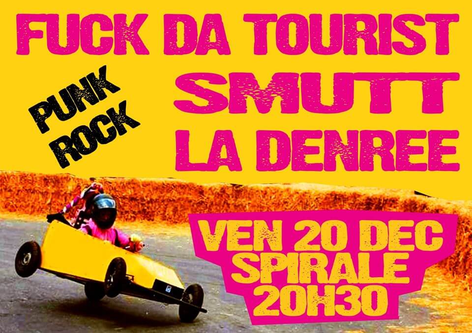 Affiche du concert de Fuck da tourist à Annecy