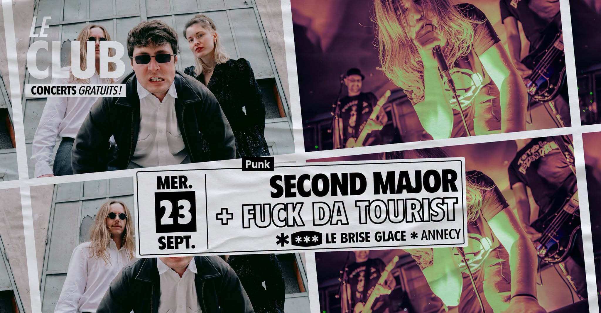Affiche du concert de Fuck Da Tourist au Brise Glace à Annecy (74)